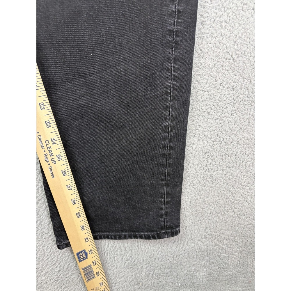Madewell 1991 Straight Jeans Mens 38x32 Gray Dark Wash Stretch Denim Pants Men - Picture 4 of 10